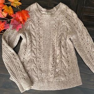 Lucky Brand Cable Knit Sweater